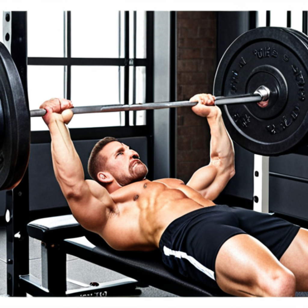 **A personal trainer working with a client in a gym, demonstrating proper form for a weightlifting exercise. Focus on the trainer's guidance and the client's effort. Background elements should include gym equipment and motivational posters.**